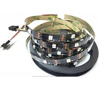 APA102C APA102 RGB - Tira de luz direccionable (30 LEDs/píxel/M, 5 m, 150 ledes, 5050 SMD, no impermeable, IP20, DC5 V, PCB)