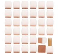 APACALI 32 Tapas Protectoras para Patas de Silla, de Goma, de Silicona, Redondas, para Patas de sillas de 22 - 28 mm