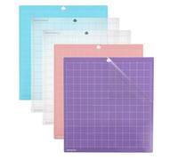 APACALI 5 alfombrillas de corte para Silhouette Cameo Plotter 4/3/2/1, 12 x 12 cm de repuesto, agarre estándar, agarre ligero, agarre fuerte, frabricgrip, adhesivo adhesivo para silueta, Cameo Viny