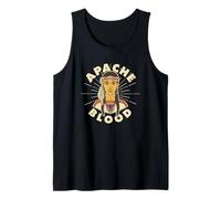 Apache Blood Sunburst Orgullosa nativa Americana nación Camiseta sin Mangas