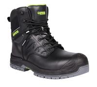 APACHE Chilliwack - Botas de seguridad impermeables con cremallera lateral, talla 6, color negro