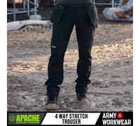 Apache Calgary Pantalón de Trabajo con Holster y Elastano - Talla 30