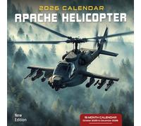 Apache Helicopter 2026 Calendar: Powerful AH-64 Apaches captured in dynamic missions