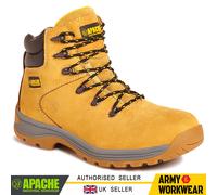 APACHE Nubuck Resistente Al Agua Caminante Seguridad Puntera de Acero Composite