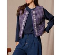 APACHES COLLECTIONS Chaleco reversible, SAKARA. Color azul