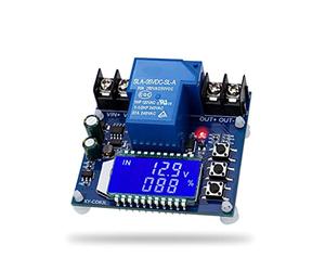 Apagado De Bajo Voltaje DC 6V-60V,Tablero De Protección De Bajo Voltaje 30A Con Pantalla LCD,Placa De Protección De La Batería,Baja Tensión Cortada Bajo Voltaje Interruptor Automático