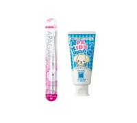 APAGARD - Apa-Kids Toothpaste - 60g (1ea) + APAGARD - Crystal Toothbrush - 1pc - Random Color (1ea) Set