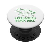 Apalaches Black Dogs Muerte de Ojos ardientes Montaña del presagio PopSockets PopGrip Adhesivo