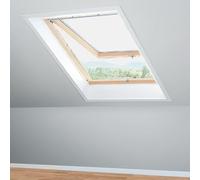 Apalus VP Mosquitera para Ventanas, Mosquitera con Cremallera para Ventanas en la Azotea, DIY Tamaño de la Ventana Maximo 130x150 CM (2 Juegos, Blanco)