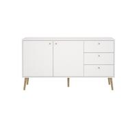 Aparador 2 puertas y 3 cajones con patas de madera l147,2 cm - tarp