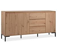 Aparador 3 Puertas 3 Cajones Y 2 Estantes L170 Cm - Plock