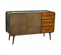 Aparador alexandra house living marrón hierro 40 x 75 x 120 cm