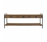 Aparador alexandra house living marrón hierro madera de abeto 38 x 58 x 149 cm