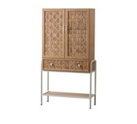 Aparador Aparador Nórdico Retro De Color Madera, Mueble De Entrada Antiguo Y Sencillo, Armario De Almacenamiento En Habitación Aparadores(86CMX36CMX158CM)