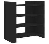 Aparador armario organizador cocina sala de estar sala de estar 73,5 x 35 x 75 cm madera ingeniería negro 02_0036116