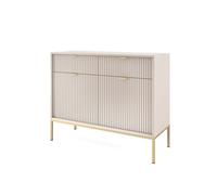 Aparador avon 104x39x83 beige, dorado