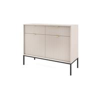 Aparador avon 104x39x83 beige, negro