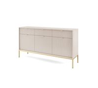Aparador avon 154x39x83 beige, dorado