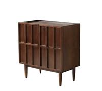 Aparador Buffet Aparador de madera maciza for el hogar, gabinete de almacenamiento de cocina, gabinete de Buffet chino adecuado for sala de estudio y cafetería Gabinete de Despensa de Alimentos(S:80*4