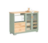 Aparador cocina para microonda verde sobuy fsb81-gr