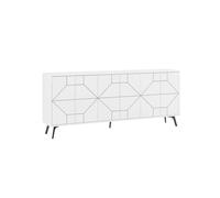 Aparador con 6 puertas decoradas l184 cm - dune