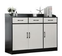 Aparador Con Aparador Simple y moderno for sala de estar, gabinete de almacenamiento de cocina, gabinete de vino, gabinete de preparación, gabinete for té, gabinete lateral Mueble Buffet(120*40*90cm)
