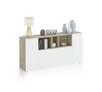 Aparador coup blanco artik (blanco mate) - roble alaska 150 x 76 x 41 cm