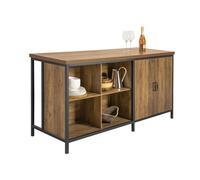 Aparador de comedor con 2 puertas y 4 compartimentos cúbicos 170 x 60 x 89 cm knl01-f sobuy 60 cm