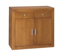 Aparador en Pino Macizo, Serie Kalpe. Medida 86X42 cm (Alto/Fondo) (91 cm Ancho, Cerezo)