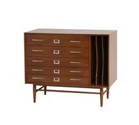 Aparador Gabinete de Almacenamiento de Madera Maciza Retro, aparador for Sala de Estar, baño, Restaurante, Buffet Aparadores(A)