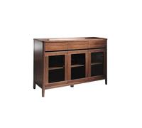 Aparador Gabinete Moderno del vajilla del aparador de Madera sólida contra el gabinete del Cuenco del hogar de la Pared Aparadores