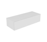 Aparador KEUCO EDITION 11, 1 extracción frontal, con iluminación interior LED, 1400x350x535mm, 31326380100, Cuerpo/Frontal: Barniz Estructural Blanco / Barniz Blanco Texturado
