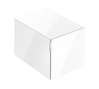 Aparador KEUCO EDITION 11 ART, 1 extracción frontal, 400x350x490mm, con iluminación LED, 32541830401, Cuerpo/Frontal: Cristal blanco / Cristal blanco