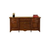 Aparador Mesa de Almacenamiento Sencilla de Madera Maciza for Dormitorio (180 x 43 x 80 cm), Mueble de Almacenamiento for Sala de Estar, Armario de Almacenamiento con cajones. Aparadores