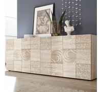 Aparador MIRO de 4 puertas en color roble