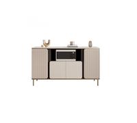 Aparador Mueble auxiliar de comedor de lujo con tablero de roca ligero, armario de almacenamiento integrado for cocina, armario for el hogar, estante de almacenamiento for sala de estar Aparadores