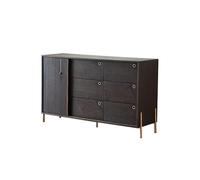 Aparador Mueble Auxiliar de Madera Maciza for Comedor (150 x 45 x 80 cm), Mesa Auxiliar for Entrada de salón, Mueble de Almacenamiento Retro con Puerta corredera. Aparadores