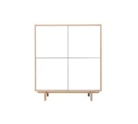 Aparador nórdico madera y blanco A125cm SID