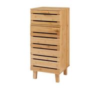 Aparador para baño epind 75x33x30 cm bambú [en.casa]