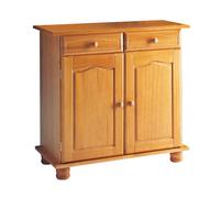 Aparador, Pino Macizo. Serie Canet. Medidas 86x42 cm, (AltoxFondo) (88 de Ancho, Miel)