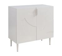 Aparador starvili con 2 puertas mdf 75x76x38cm - beige [en.casa]