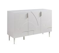 Aparador starvili con 3 puertas mdf 75x115x38cm - beige [en.casa]