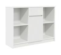 Aparador tundra 4 compartimentos + cajón + puerta blanco 76x101x35 cm