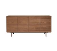 Aparador vintage con 4 puertas de madera oscura 160 cm SUVA