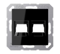 Aparamenta con placa de inserción Jung - A1569-2WESW