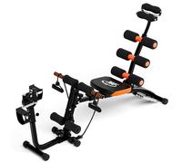 Aparato Abdominal, Remo Plegable Apartamento, Fitness Material, Entrenador Abdominal Plegable Multifuncional Ajustable, Banco de Culturismo 150 kg para Gimnasio Casa, Silla de Ejercicio Corp