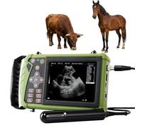 Aparato De Ecografía Compacto Para Detección De Gestación Y Sonidos Fetales En Animales De Granja Como Cerdos Y Ovejas, Dotado Con Sonda Robusta 3.5MHz(Machine+rectal probe)