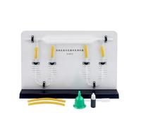 Aparato de enseñanza de física para demostración de presión de fluidos con tubos de observación transparentes para lecciones de ciencias, educación de física visual, instrucción del profesor