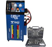 Aparato de lavado de cajas de cambios, para cajas de cambios automáticas, con juego de adaptadores de 35 pzs