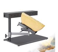 Aparato De Raclette Fundidora de quesos comercial para raclette, máquina fundidora tradicional para restaurantes occidentales y cafeterías. Calentador eléctrico de 600 W.